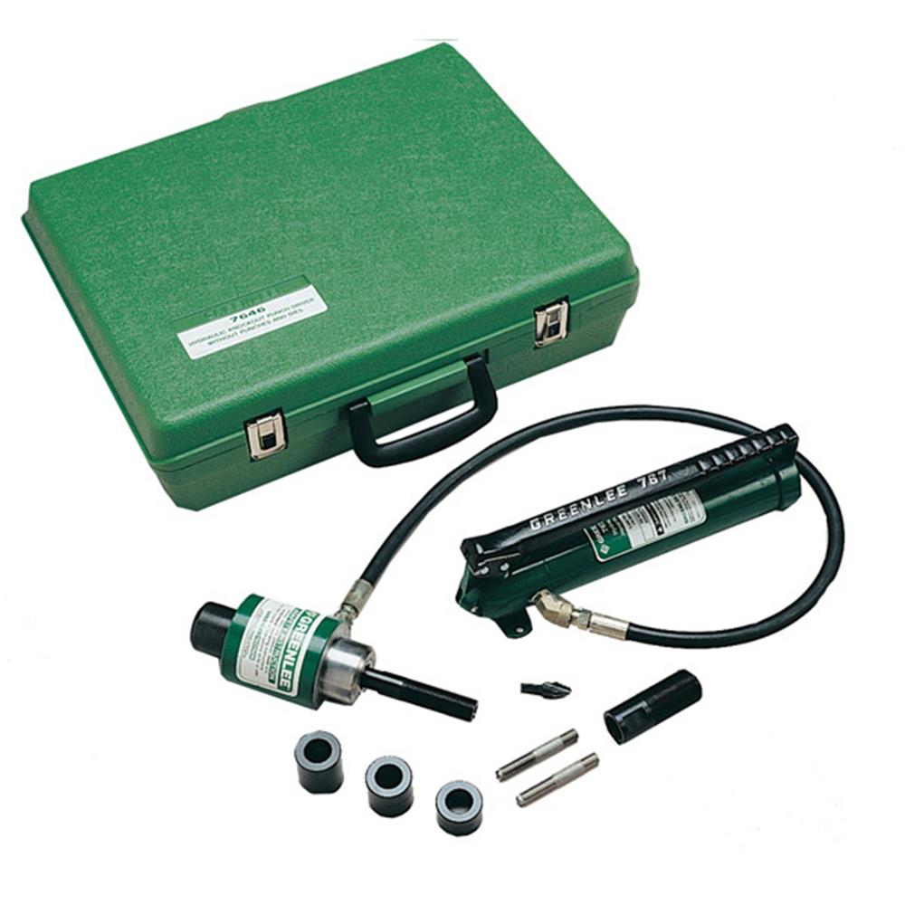 GREENLEE Hydraulic Punch Driver Set 11 Ton Hydraulic Ram available