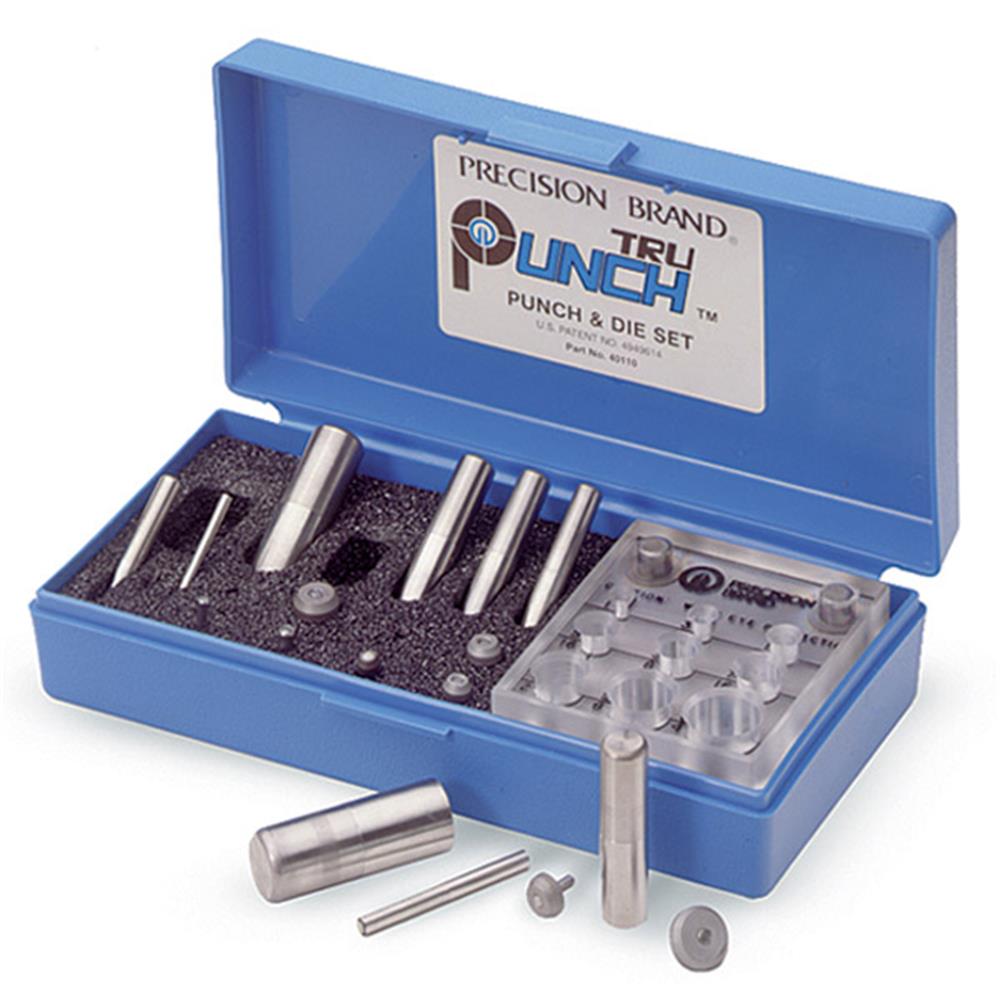 PRECISION BRAND Punch & Die Set for Making Shims & Washers 9 Sizes