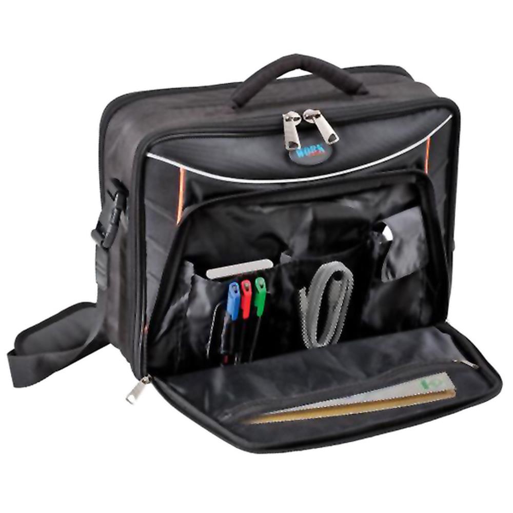 GT Line 410 x 140 x 330mm Black Padded Laptop Bag HAND BASIC