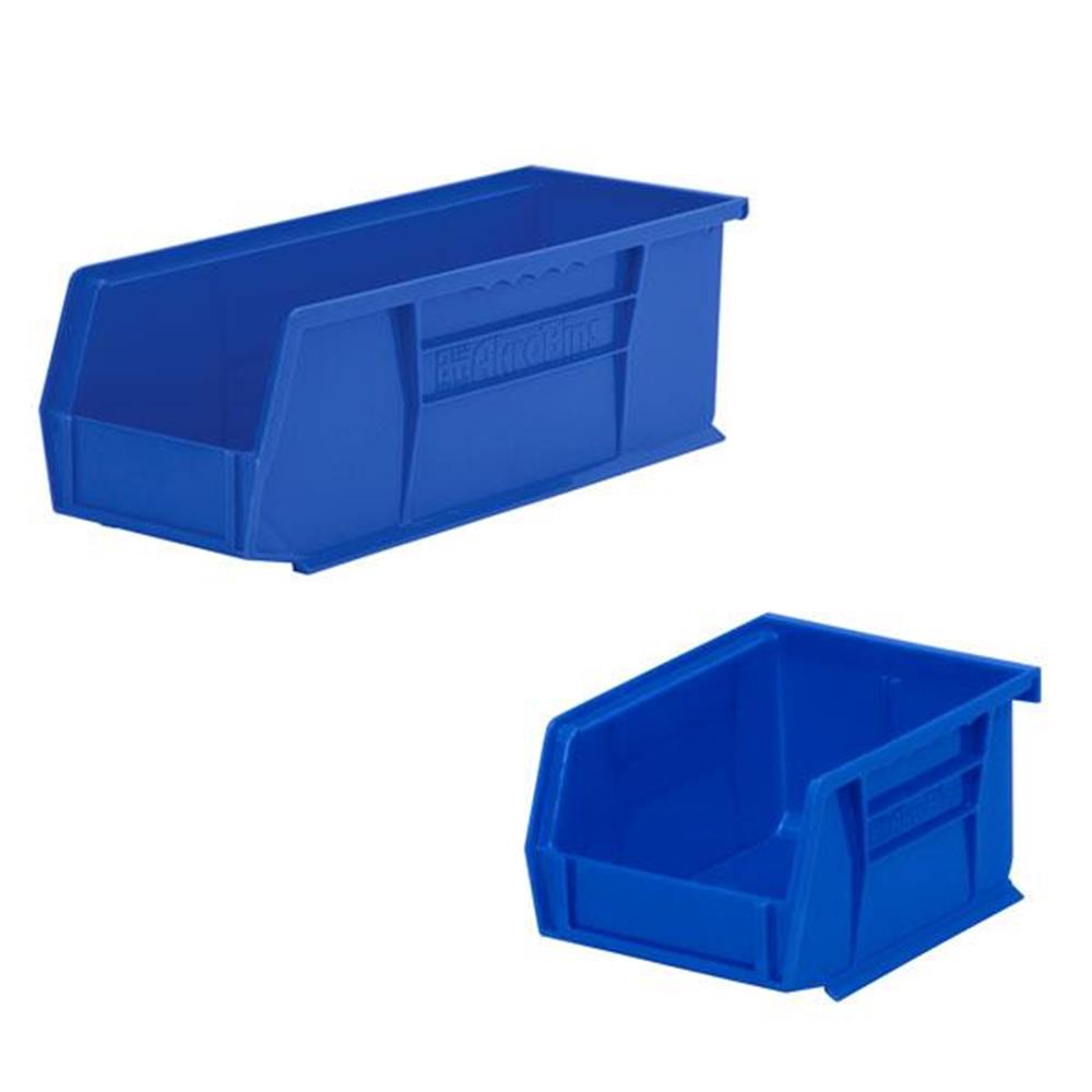 AkroMils Blue Storage Bins and Clear Lid available online Caulfield