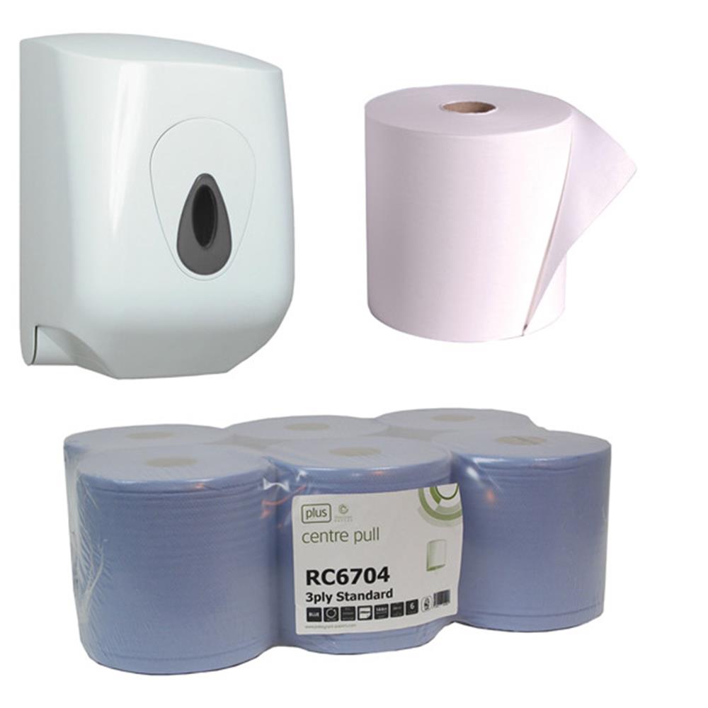 Northwood Centrepull Rolls & Dispenser (Sold Separately) available
