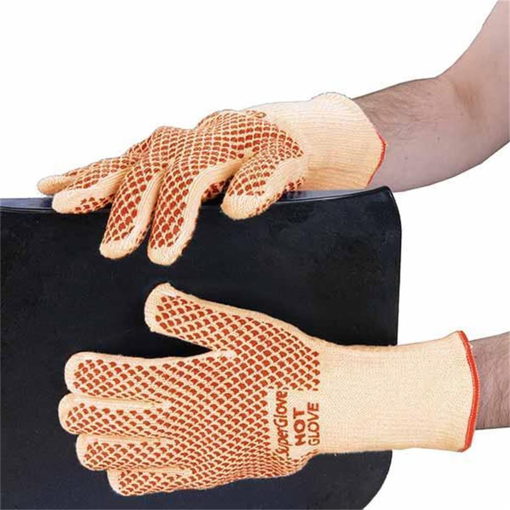 Polyco 9010 Double Layered Cotton Glove with Nitrile Grip Coating