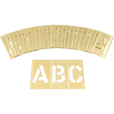 PRYOR Interlocking Stencils, Set of A-Z Letters