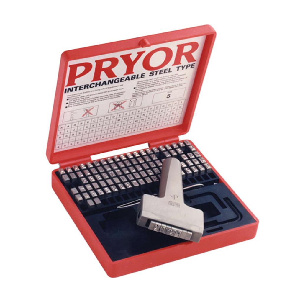 Pryor TPFH Alphanumeric Steel Type Marking Set available online