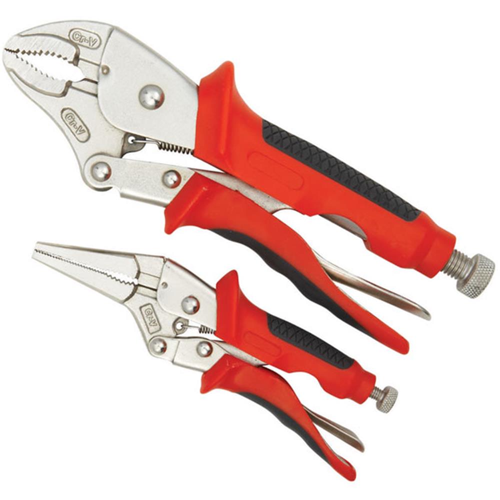 Citec 305367 2 Piece Locking Pliers Set with Rubber Grips available online Caulfield Industrial