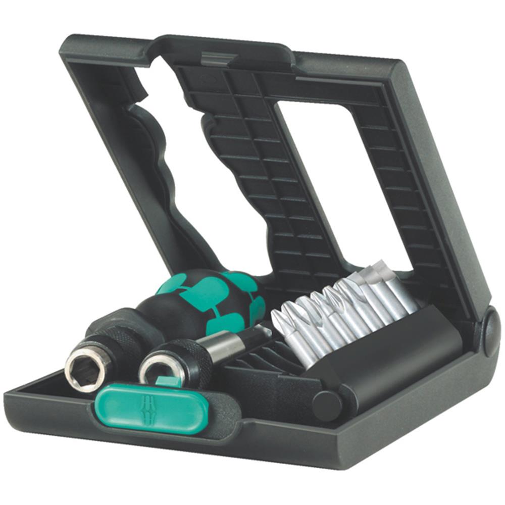 Wera 056654 11 Piece Kompakt Interchangeable Screwdriver and Bit Set
