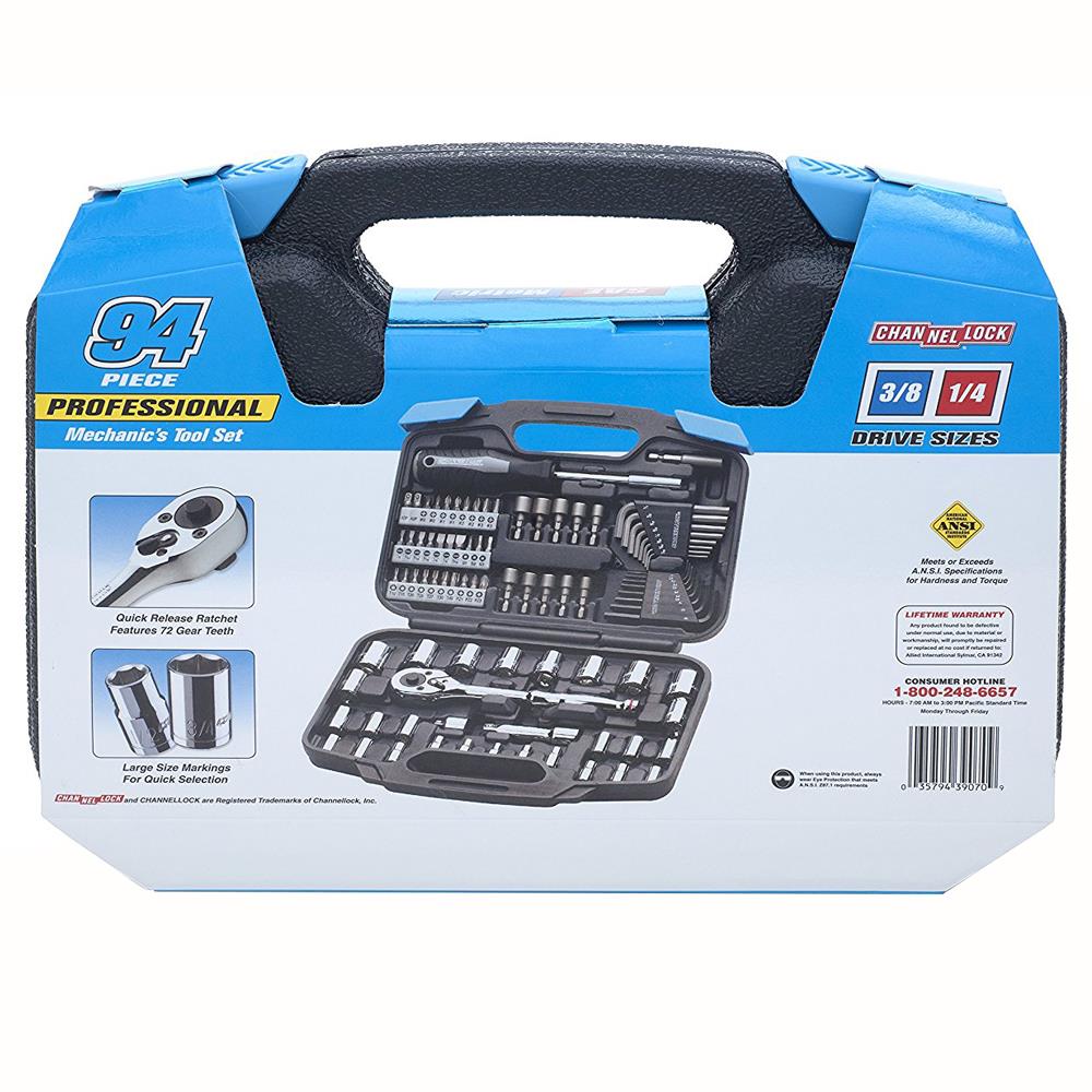 Channellock 39070 94 Piece Mechanics Tool Set available online