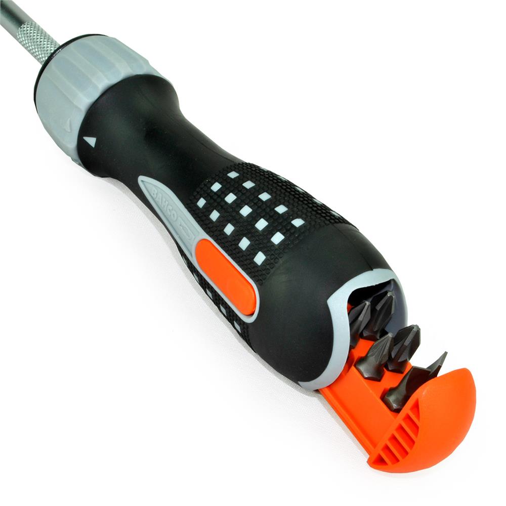Bahco 808050L LED Lights Ratchet Screwdriver and Bit available online