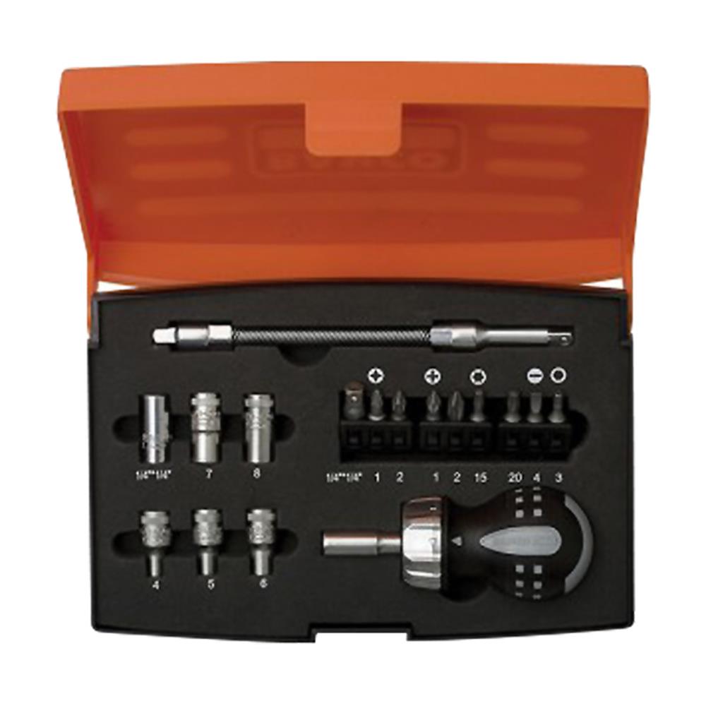 Bahco 808050S18 18 Piece Stubby Ratcheting Screwdriver Set available online Caulfield Industrial