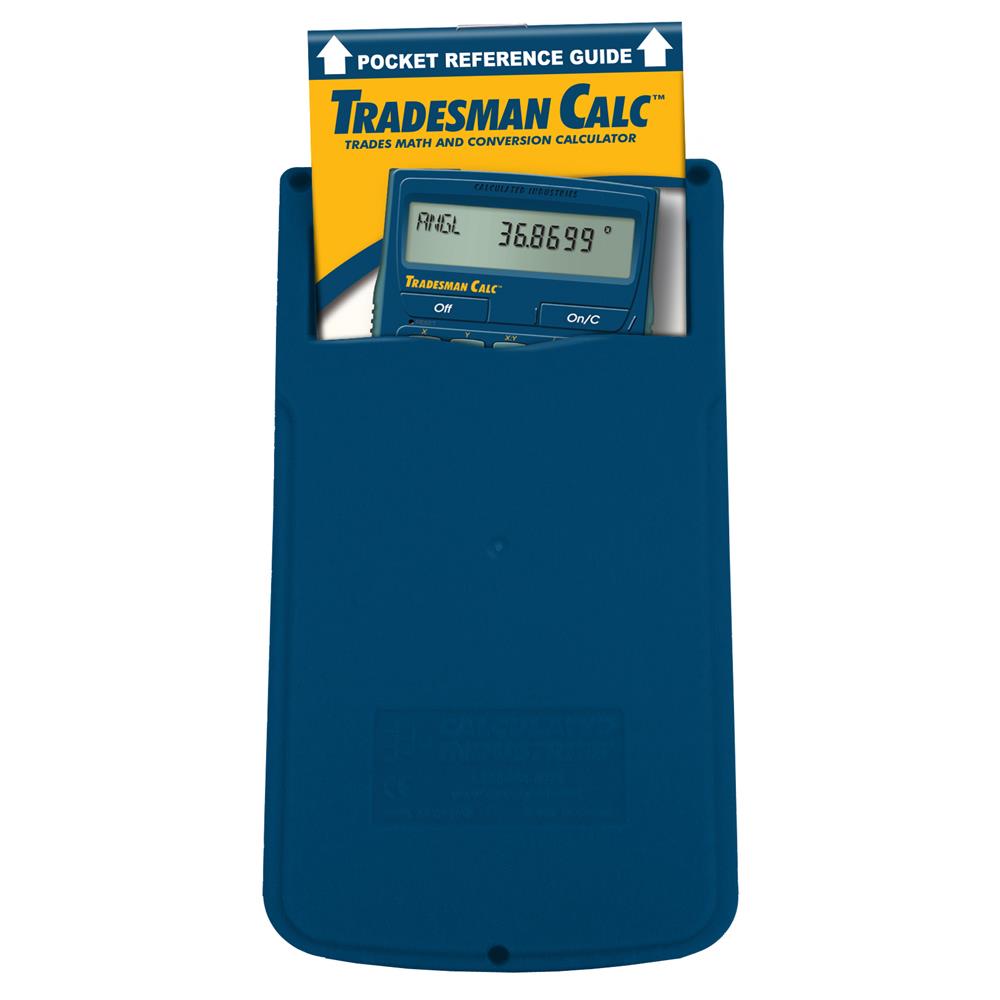 Calculated Industries TradesmanCalc 4400 – Dimensional Math & Trigonometry Calculator For Welders, Engineers, Students
