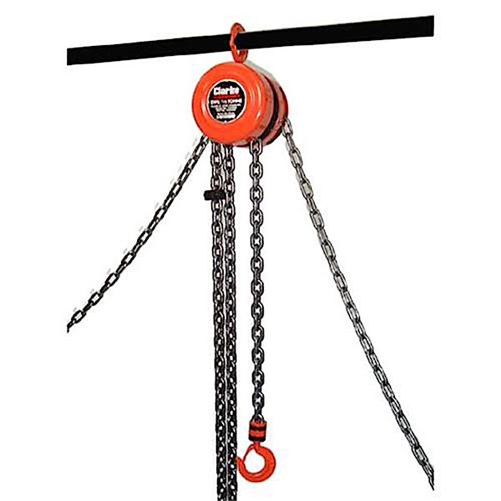 Clarke CCH500 500kg Manual Chain Block available online Caulfield
