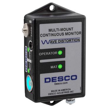 DESCO EUROPE Multi-Mount Continuous Monitor with Universal Power Adapter, 19337