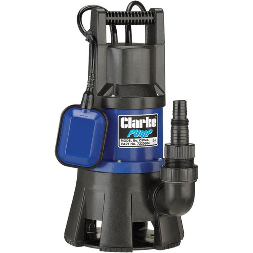 Clarke CSV4A 240 Volt Submersible Dirty Water Pump With Float Switch