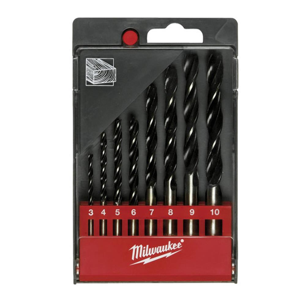 Milwaukee 4932352466 8 Piece Wood Drill Bit Set available online