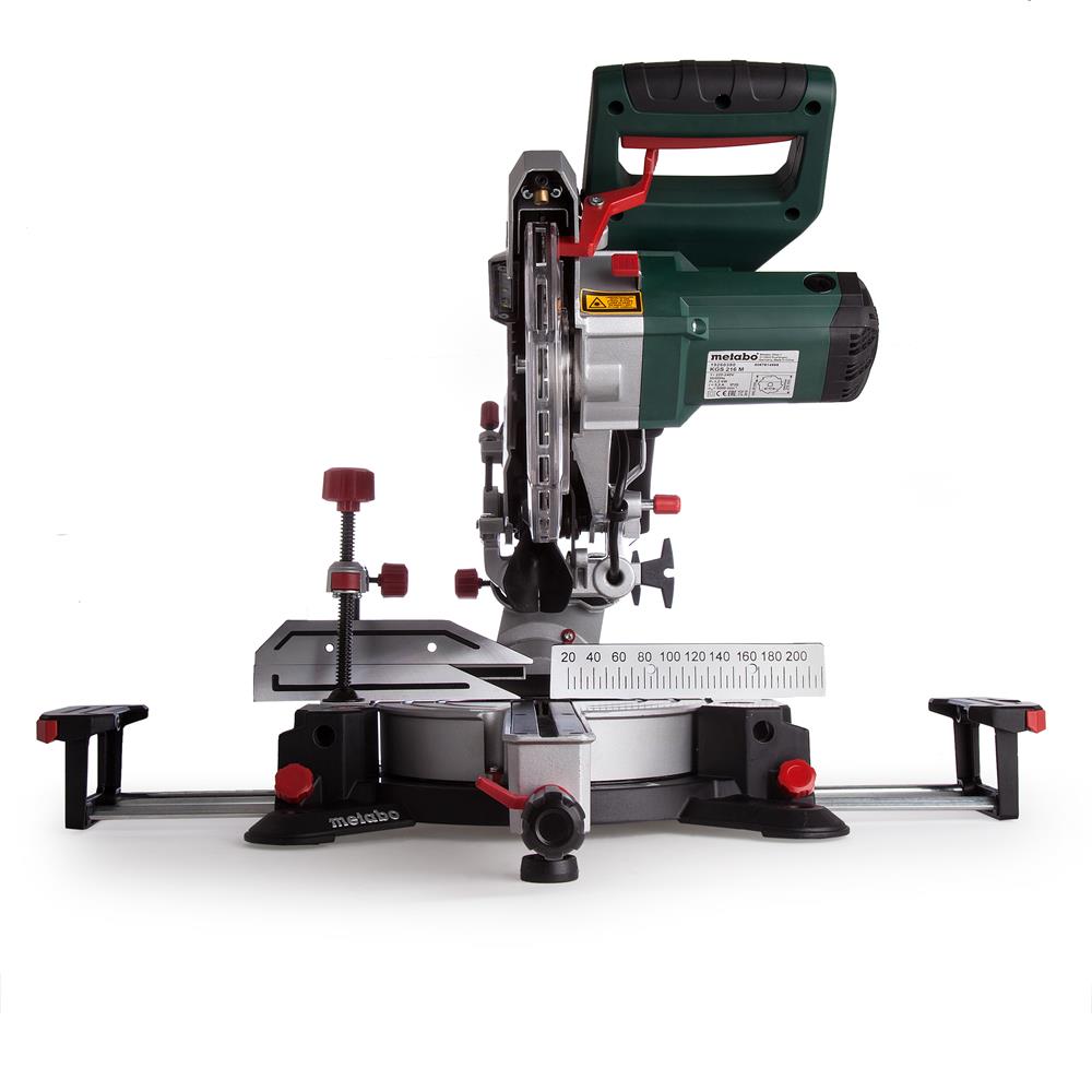 Metabo KGS 216M 216mm Mitre Saw with Sliding Function available