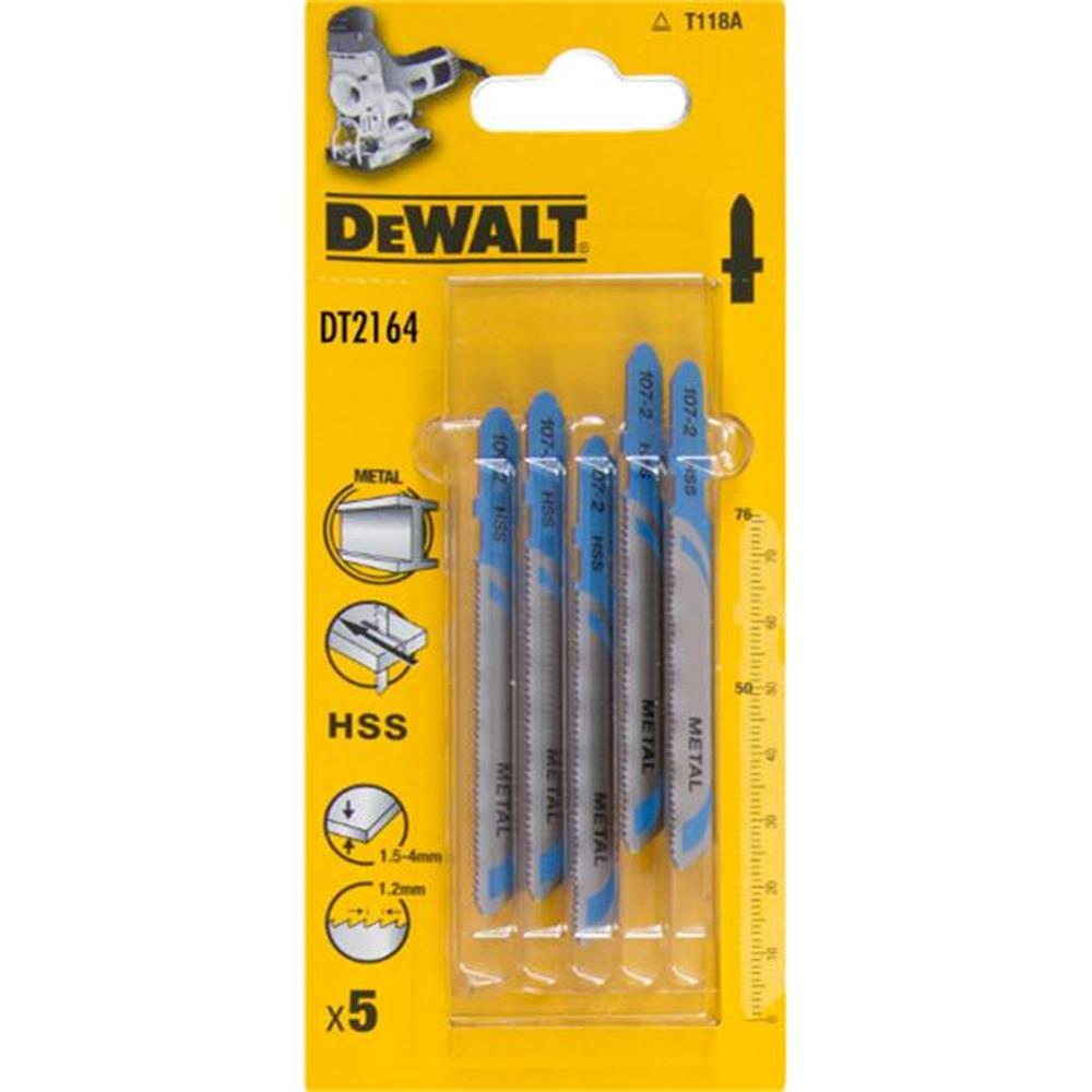 DeWalt DT2167-QZ Wood Jigsaw Blades - 5-Pack High Precision Blades For Clean Cuts - View #7