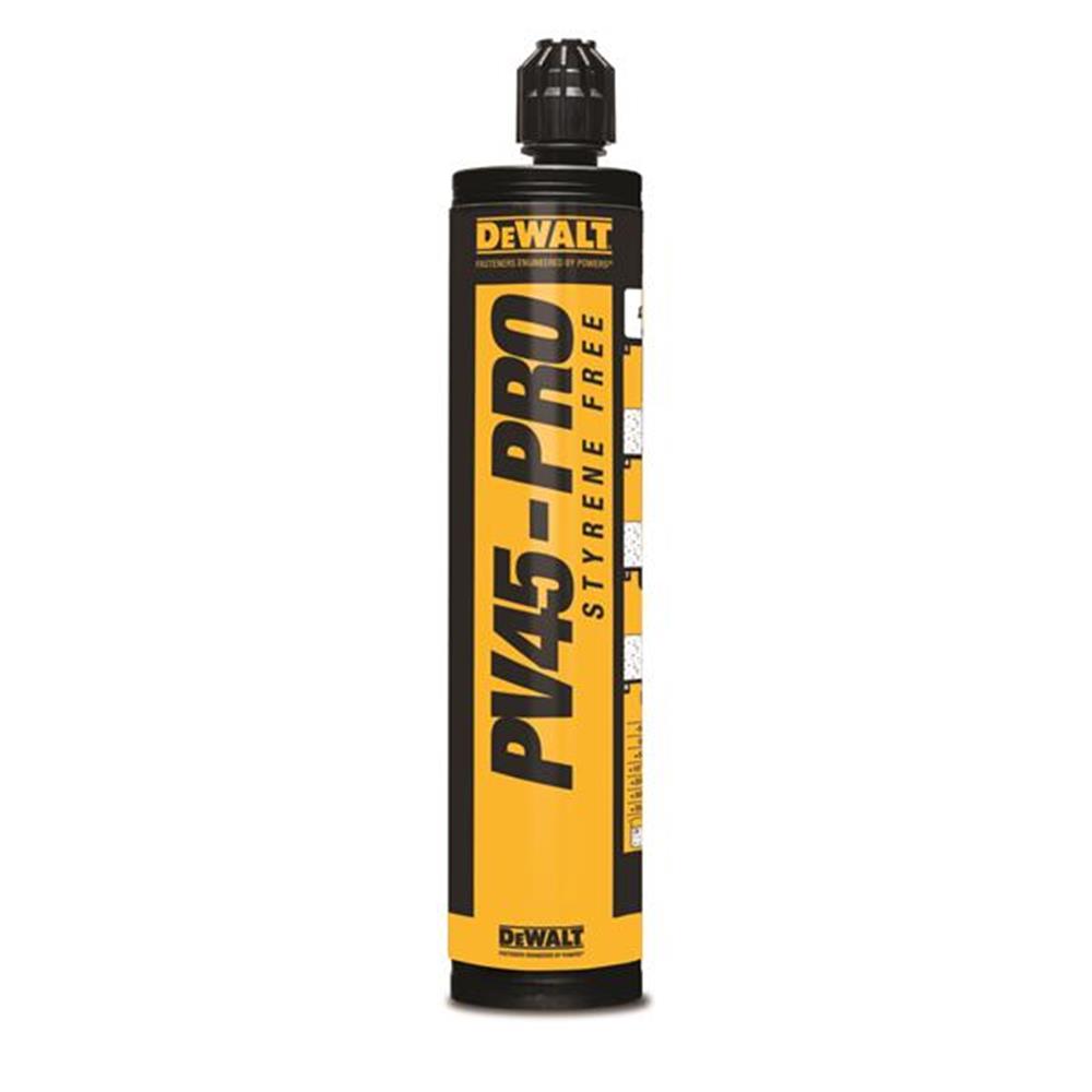 DeWALT DFC1320000 PV45PRO 300ml Adhesive Anchor Cartridge available