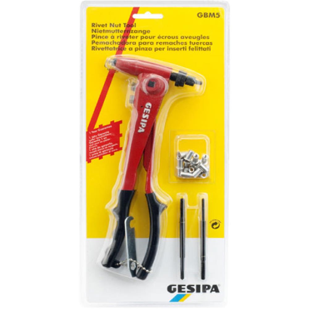 GESIPA GBM5 Blind Rivet Nut Hand Tool & Blind Rivet Nuts available