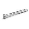 RAWLPLUG R-HLX M8 Concrete Screw Anchor, Countersunk, Zinc Flake, Box of 50