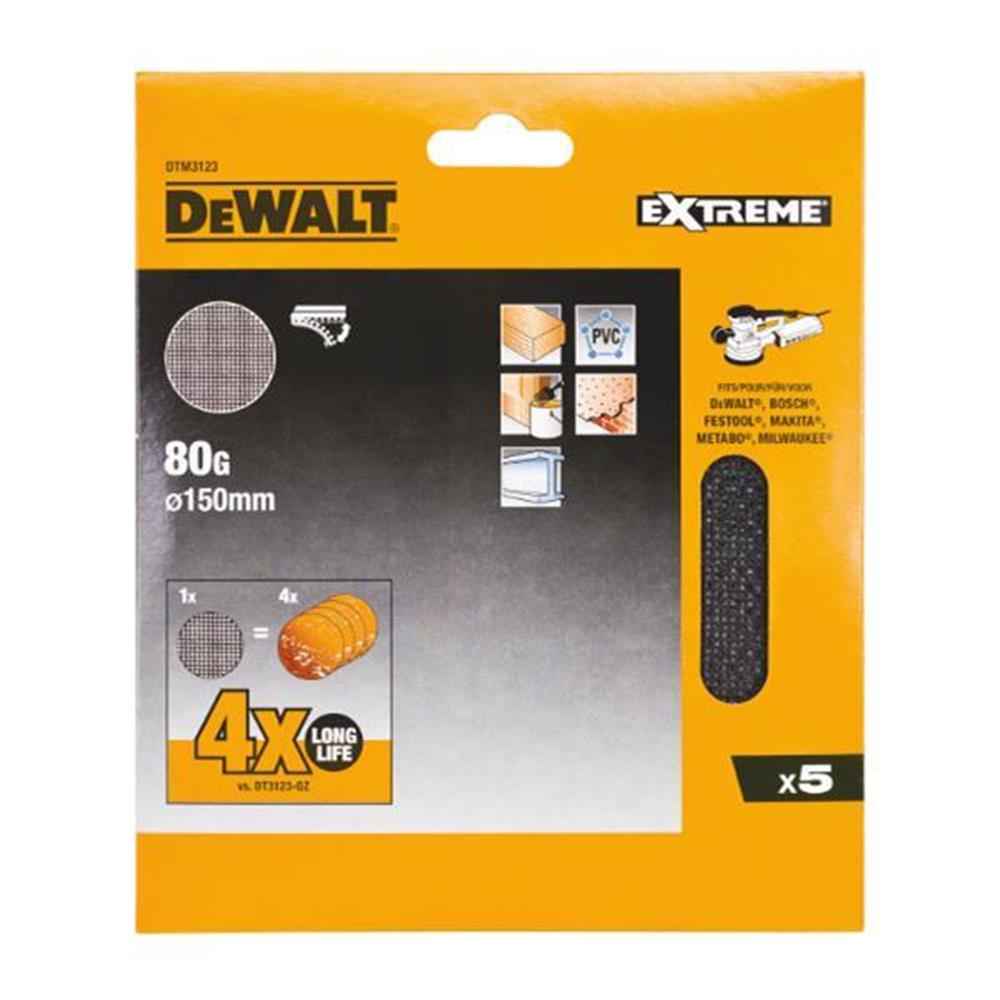 DeWALT 150mm Mesh Sanding Discs available online Caulfield Industrial
