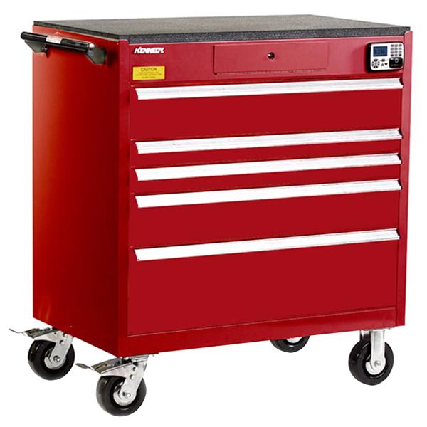 Kennedy 39015ekr 5 Drawer Red Tool Storage Cabinet Available