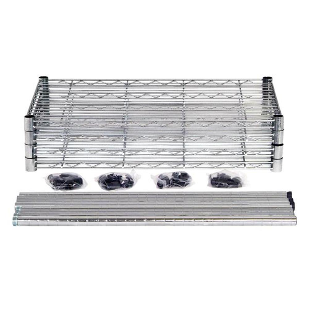 QUANTUM STORAGE RWR72 4Tier Complete Wire Shelving Unit available
