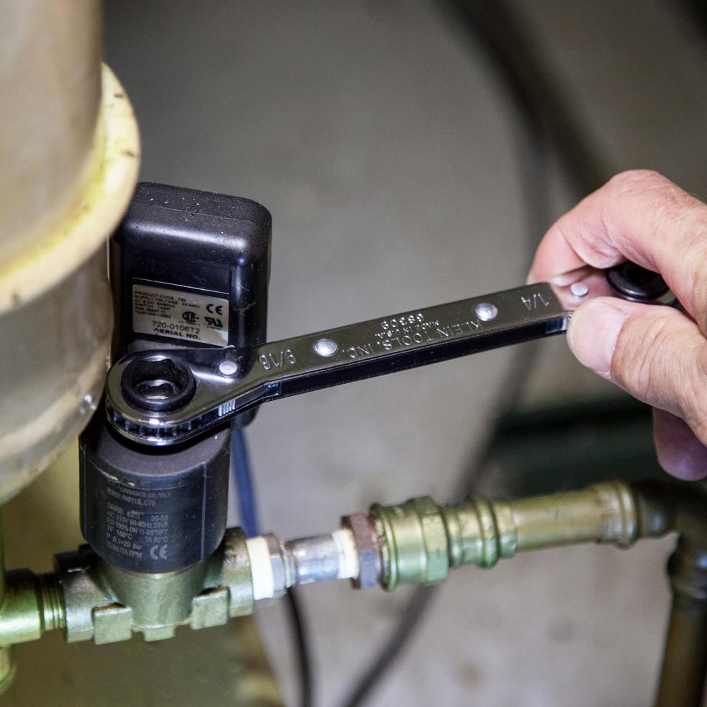 Klein Tools Imperial Ratchet Refrigeration Wrench available online