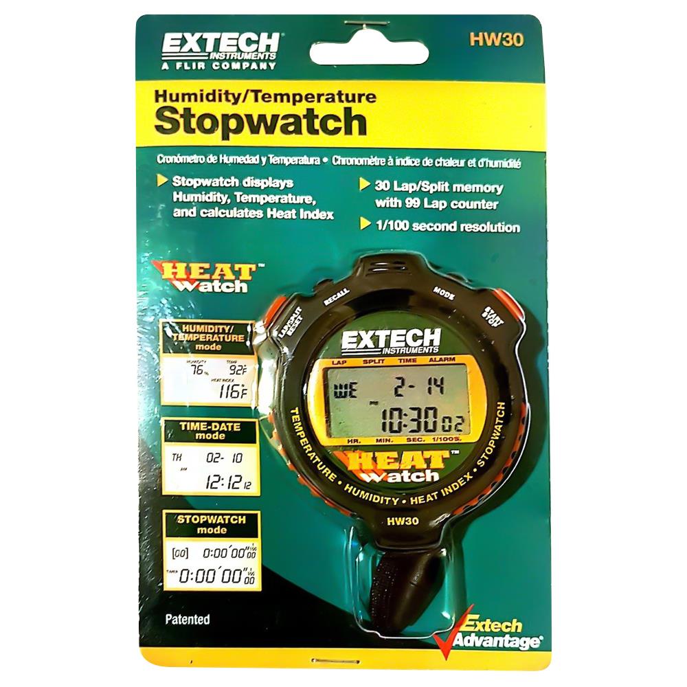 Extech HW30 Humidity and Temperature Stopwatch available online