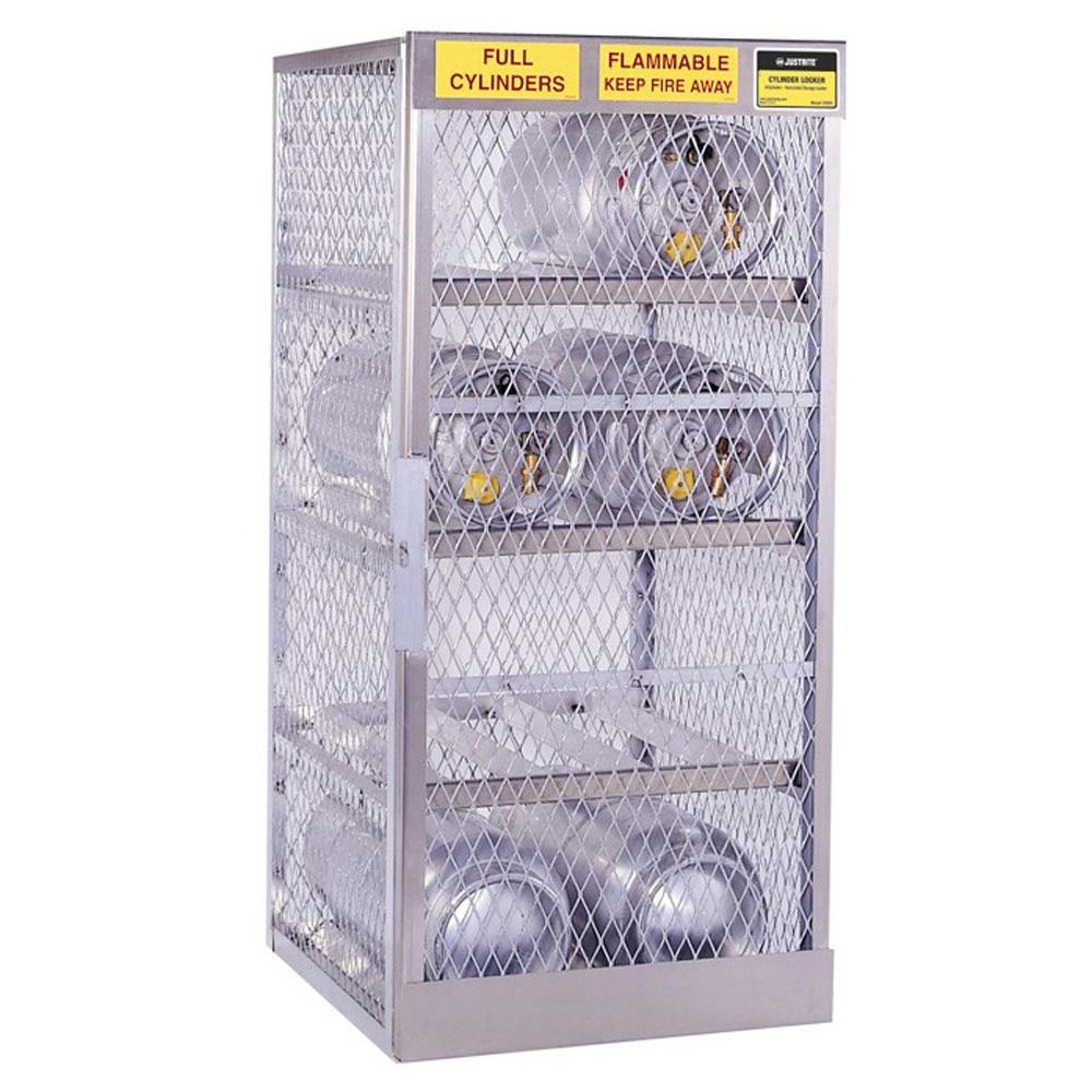 Justrite Gas Cylinder Storage Flammable Cages available online