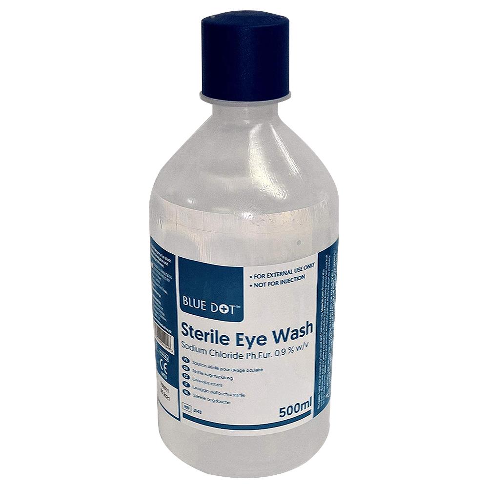 Blue Dot Saline Pods and Sterile Eye Wash available online Caulfield