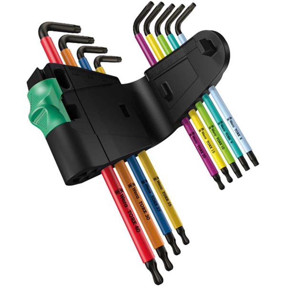 Wera 073599 9 Piece Security Torx BallEnd LKey Set available online