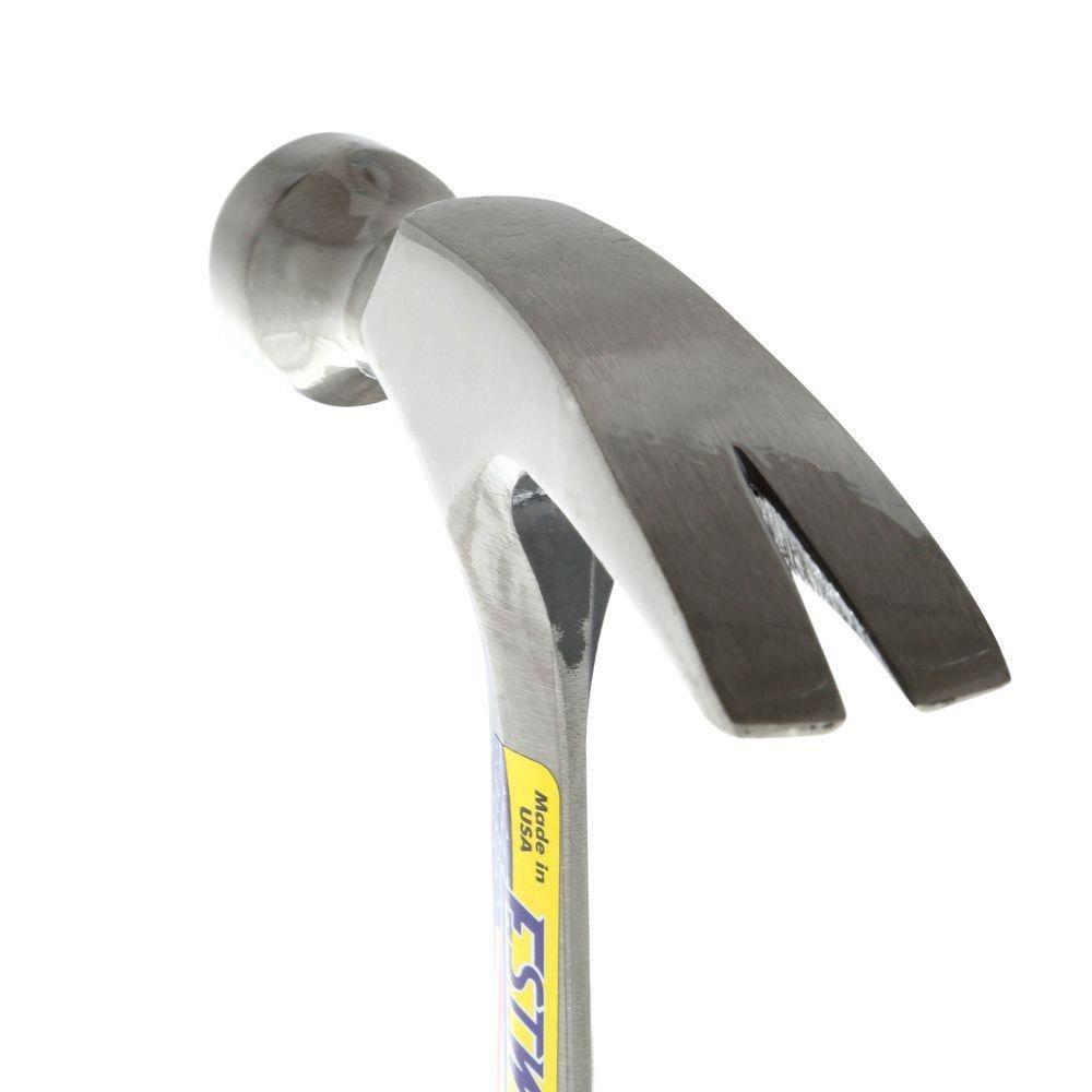 Estwing 16oz Straight Claw Nail Hammer with Leather Grip E16S available