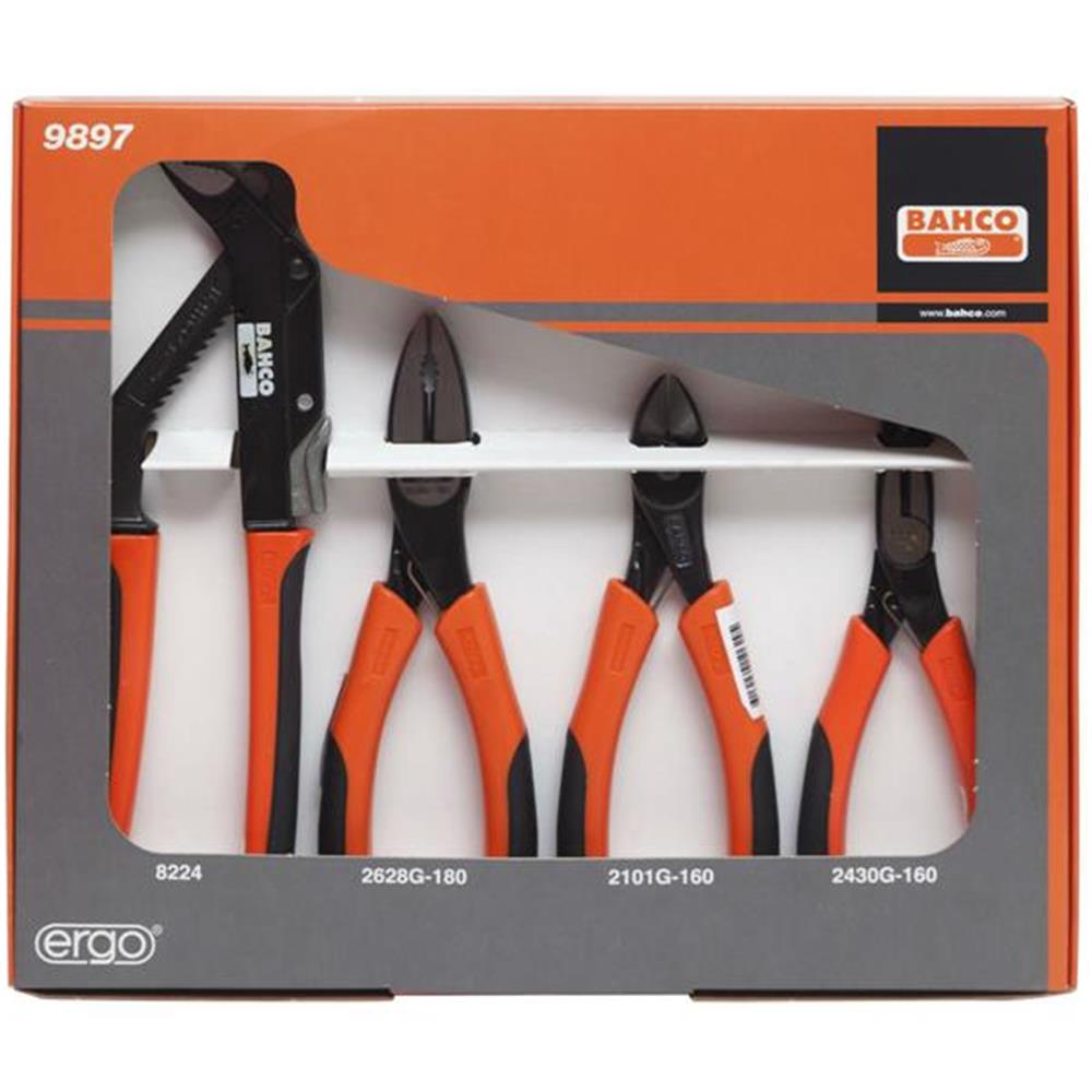 Bahco 9897 4 Piece Pliers Set available online Caulfield Industrial