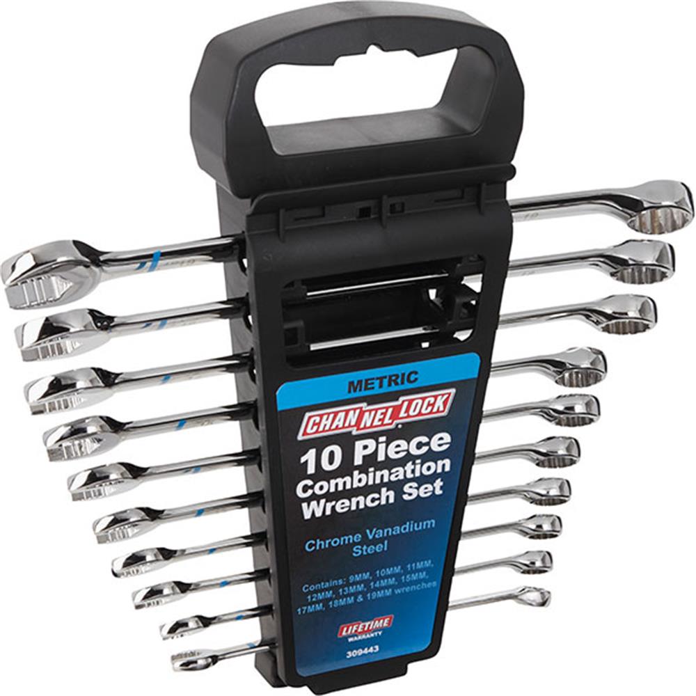 Channellock Metric 12Point Combination Wrench Set 10Piece available online Caulfield Industrial