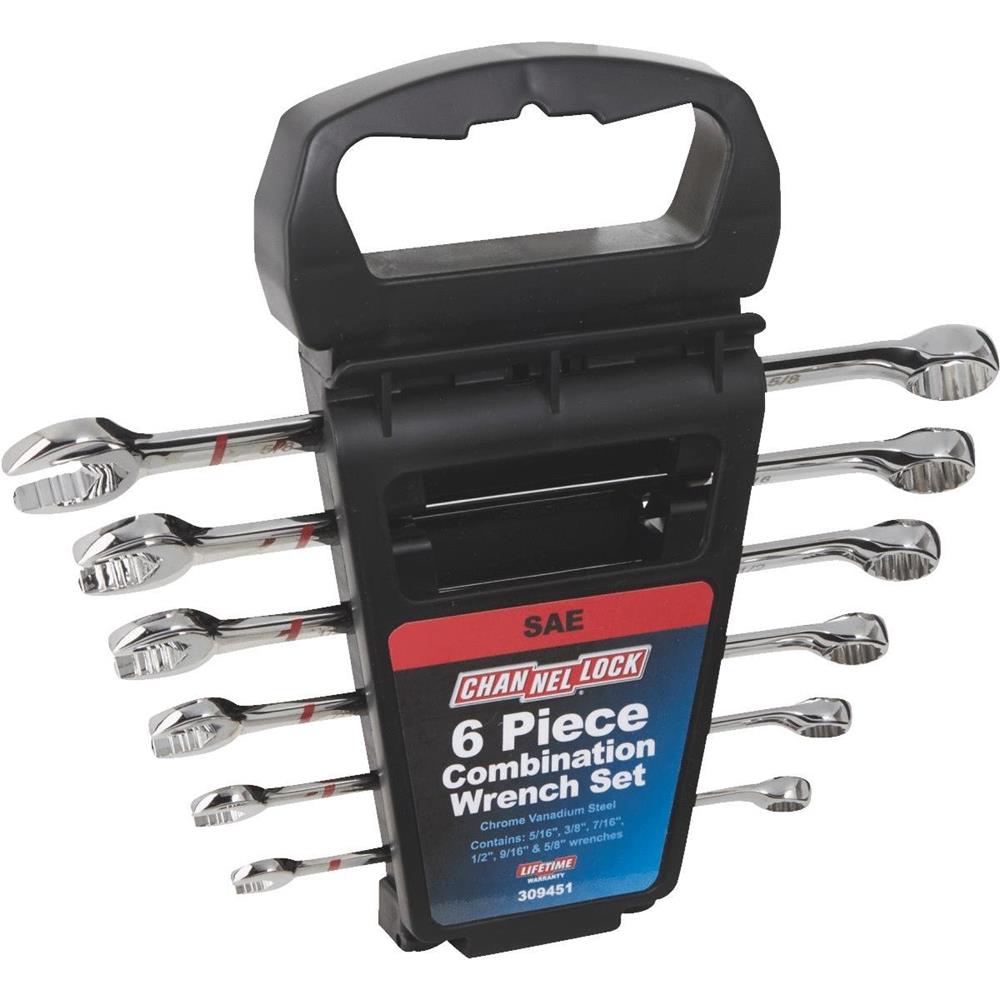Channellock 309451 6 Piece Imperial Combination Wrench Set available online Caulfield Industrial