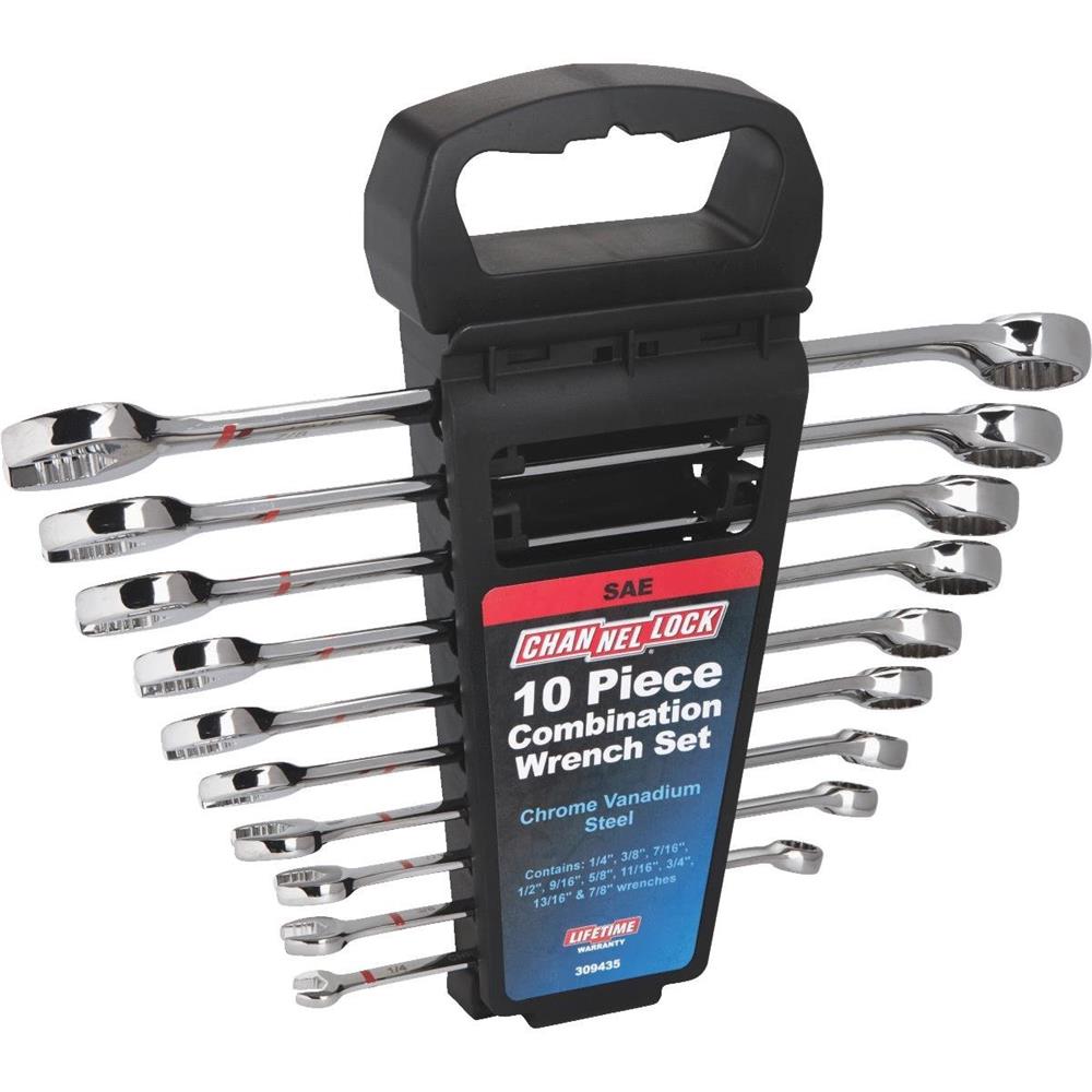 Channellock 309435 10 Piece Imperial Combination Wrench Set available online Caulfield Industrial