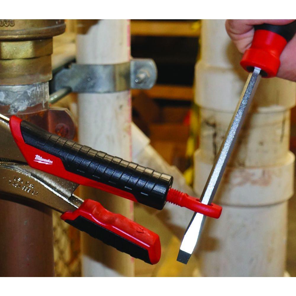 Milwaukee 48223402 2 Piece Torque Lock Curved Jaw Locking Pliers Set