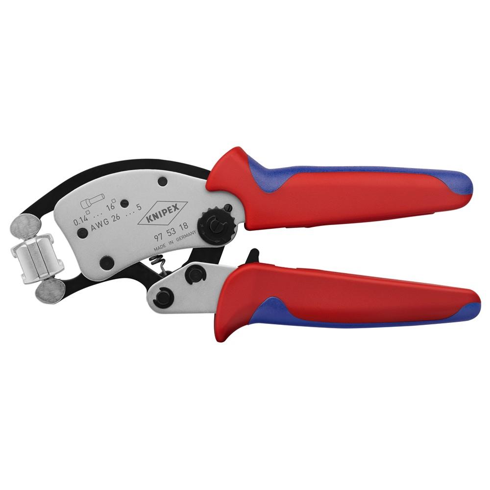 Knipex 97 53 18 200mm Self Adjusting Crimping Pliers for End Sleeves