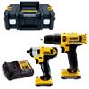 DeWALT DCK218D2T 12V XR Cordless Combo Drill Kit, 2 x 2.0Ah Batteries