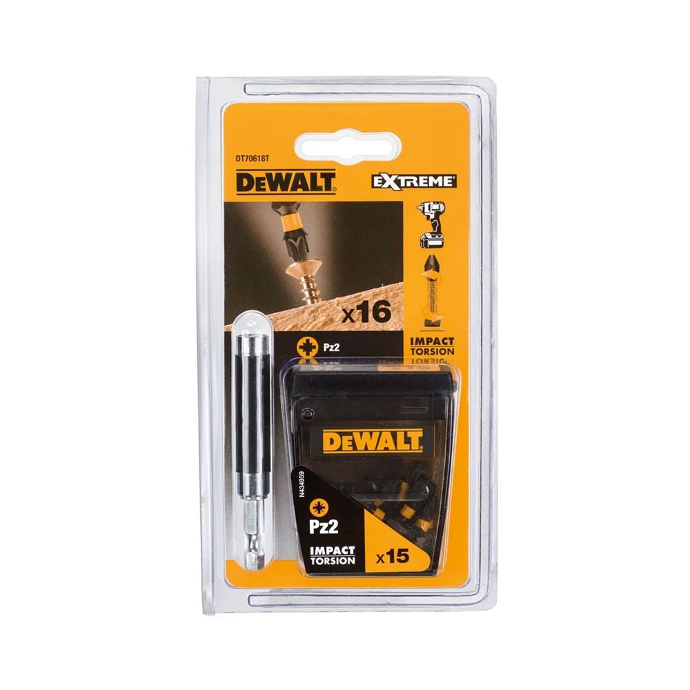 DeWalt DT7170-QZ Bitsatz | 25mm Vierkant-Aufnahme Für Schraubendreher