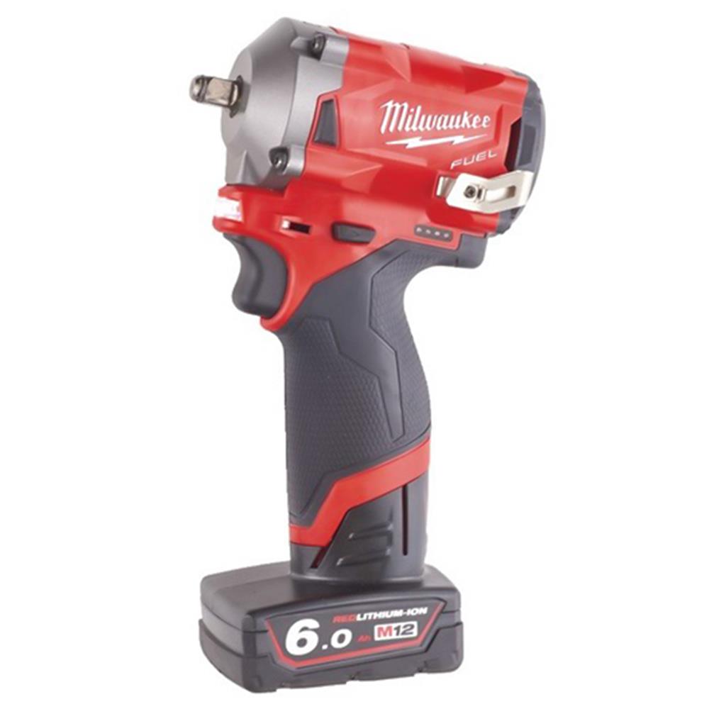 Milwaukee M12FIW38622X 12 Volt 3/8" Impact Wrench, 2 batteries, 2.0