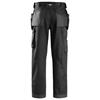 Snickers 3214 Canvas+ Craftsmen Holster Pocket Trousers - Black