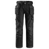Snickers 3214 Canvas+ Craftsmen Holster Pocket Trousers - Black