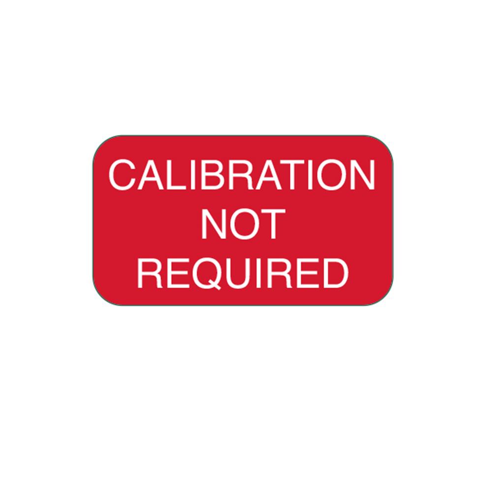 CITEC "CALIBRATION NOT REQUIRED" Labels 50x25mm Roll of 250 available