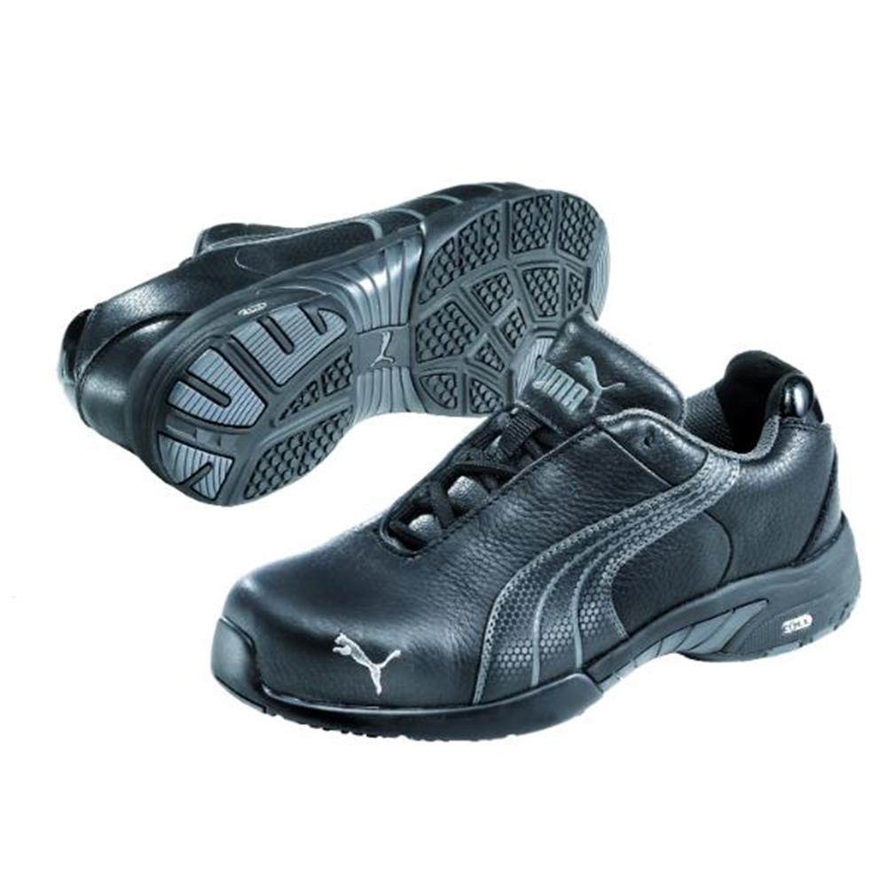 Puma Velocity Wns Low S3 Black/Grey Ladies Safety Trainers available online - Caulfield Industrial