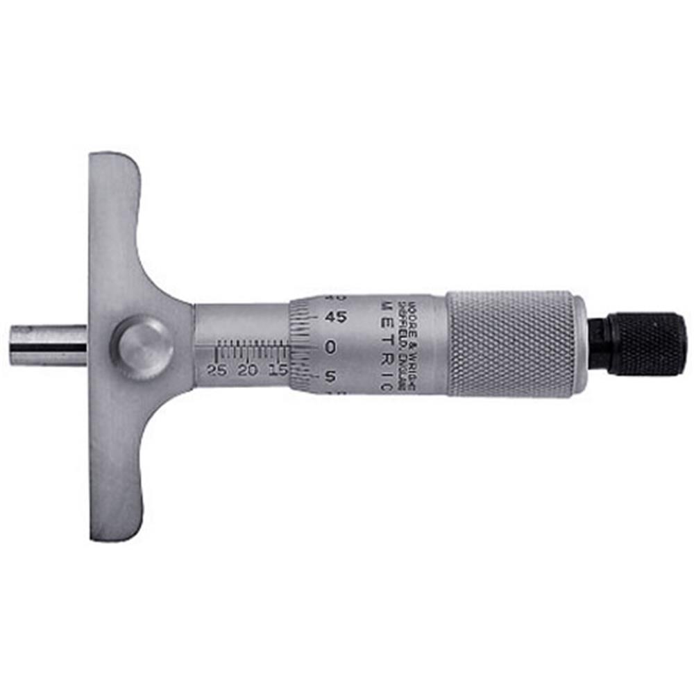 MOORE & WRIGHT Traditional Depth Gauge Micrometer Metric available