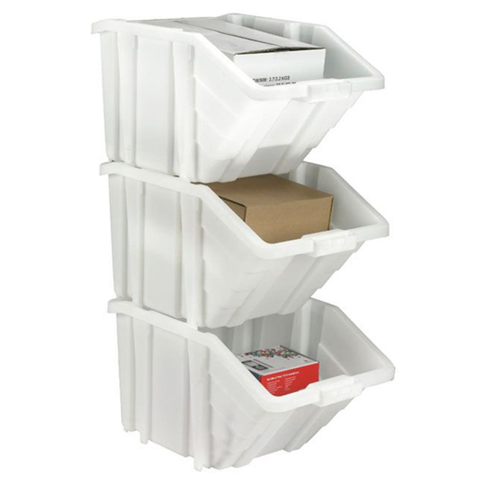 Top Store 052104/4 50 Litre MultiFunctional Containers Bins with Green