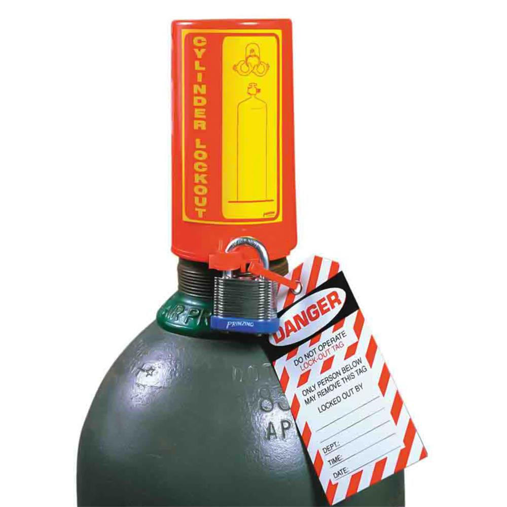 Brady LM023E Gas Cylinder Lockout available online Caulfield Industrial