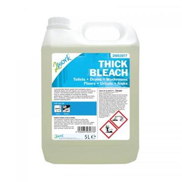 2Work Bleach - 5 litre concentrate.	