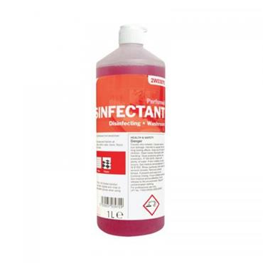 2Work 2W03970 Disinfectant and Washroom Cleaner Perfumed 1 Litre        